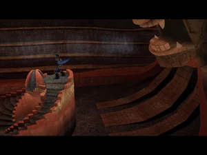 Cutscene: Second altar activation (Red version)