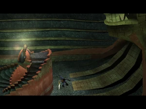 Cutscene: Third altar activation (Green version)