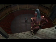 Faustus observing Kain from a balcony (pre phase1)