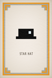 Star Hat Card
