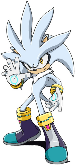 silver the hedgehog running animation