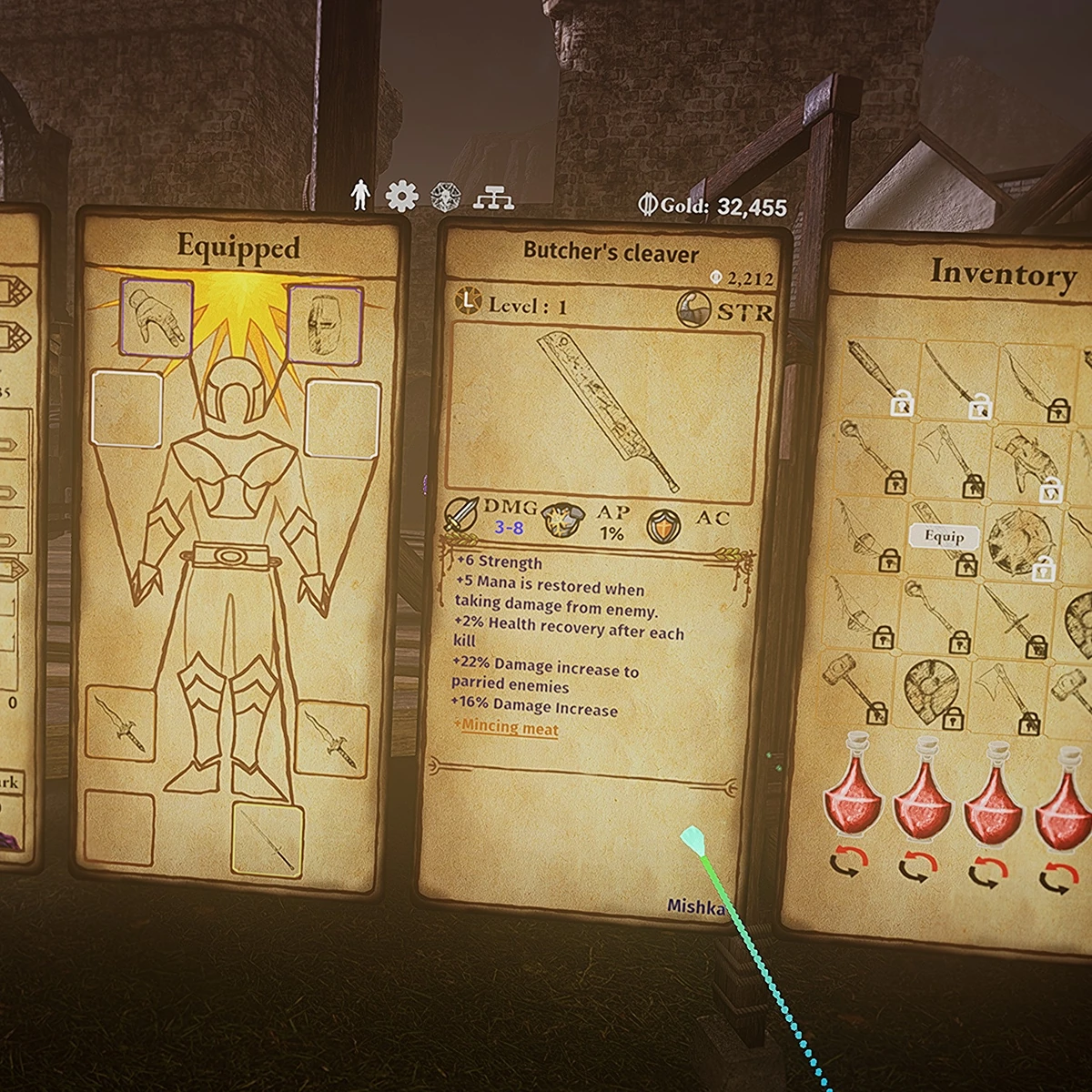 Butcher's Cleaver Legendary Tales VR Wiki Fandom