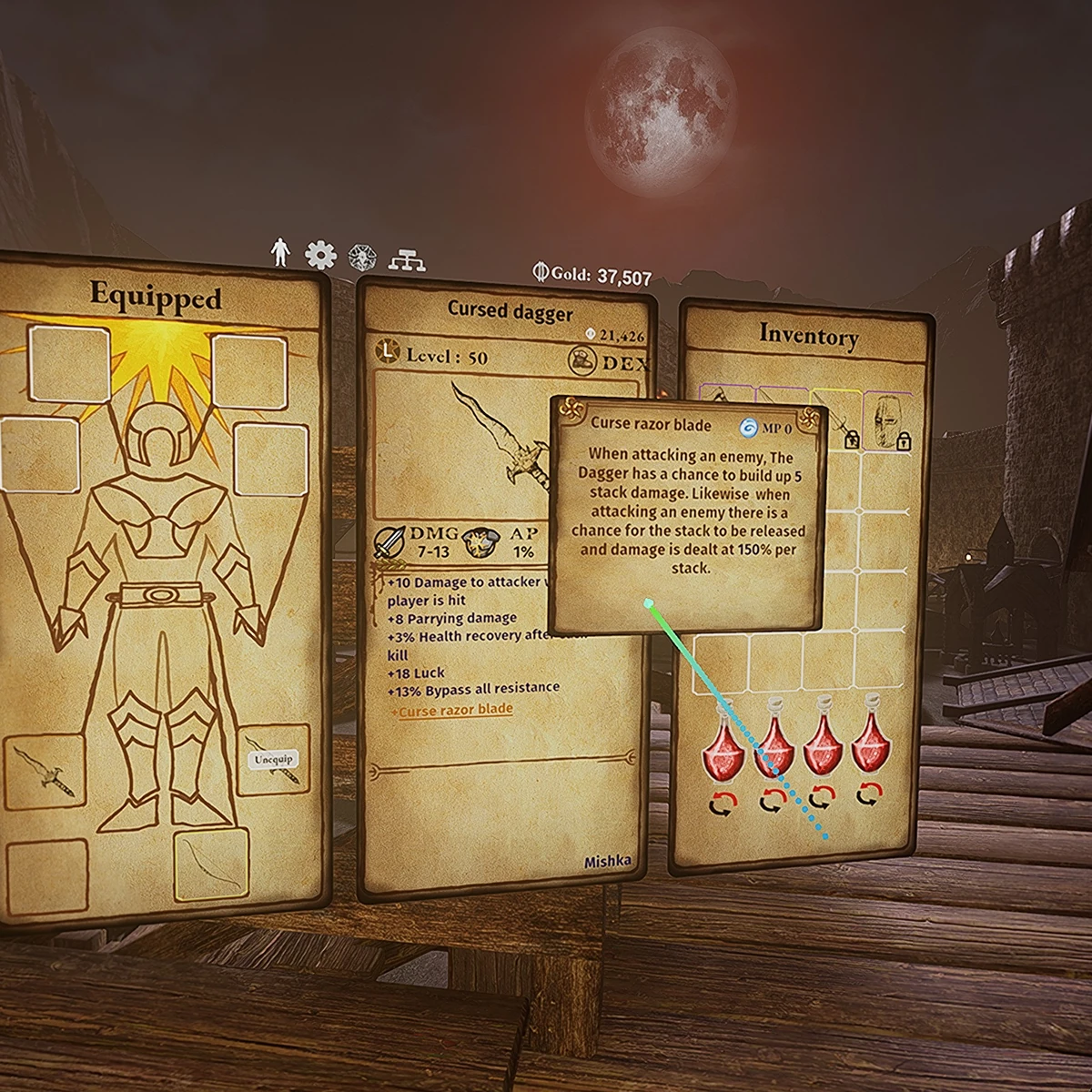 Cursed Dagger | Legendary Tales VR Wiki | Fandom