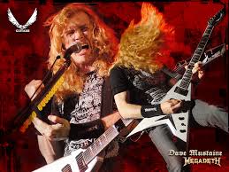 Again Dave mustaine,founder and lead guitar of the band