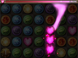Match heart gems to heal your team