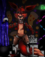 Foxy, Zee's old 'co-worker' from Freddy Fazbear's Pizzeria