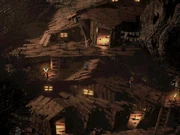 The slum and fort housing of Kazas.