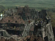 Hoax in ruins after the battle, where Rose offers some training to Dart.