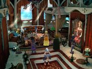 Princess Lisa and Dart's group searching for Princess Emille in her room.