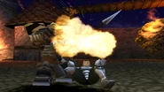 Kongol uses Lariat on Lavitz.