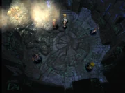 Kongol breaks down the walls of the jail in Zenebatos.