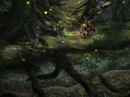 The Dragon's poison contaminating the forest.