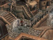 Dart and Rose arrive in Fueno with Pete, Pete's mother and Pooch.