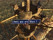 Dart finding Rose on the lookout.