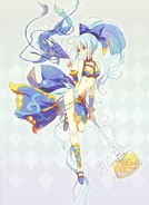 Tumblr lbkbxdd5811qdp11bo1 400.jpg (78 KB) A fan-made artwork of Meru together with a tiny Regole.