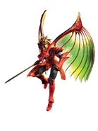 Computer rendered image of Dart in his Dragoon form