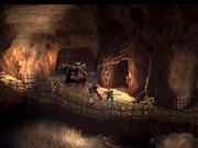 Dart, Lavitz and Shana confronting Fruegel.