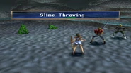 Slime uses Slime Throw on Lavitz