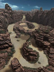 The Barrens at the center of Tiberoa.
