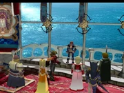 The fake Princess Emille reveals herself as Lenus.