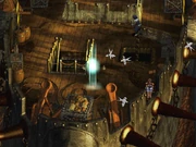 Shana watching the birds on the Queen Fury.