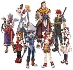 The cast of playable characters