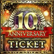 10th Anniversary Ticket