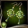 Green Butterfly Earrings EX
