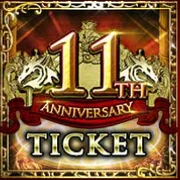 11th Anniversary Ticket