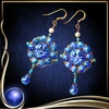 Blue Butterfly Earrings EX