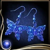 Blue Butterfly Earrings