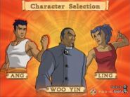 Character Selection.