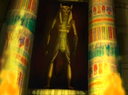 The large statue of Bastet