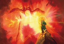 TLoZ Link Using Triforce Artwork.png