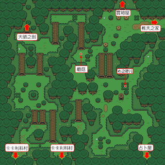 Alttp Lost Woods(Items&Road)