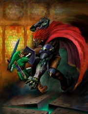 OoT Link Ganon Artwork