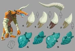 BotW Moblin Materials Concept Artwork