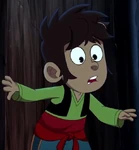 Aspecto de Nando como niño en Las Leyendas: El Origen