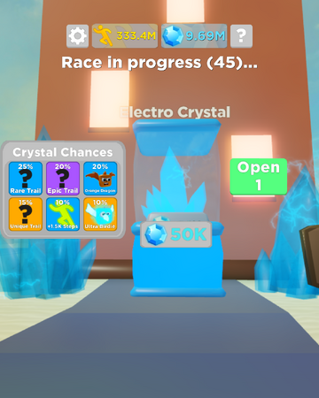 Electro Crystal Legends Of Speed Wiki Fandom - legends of speed roblox wiki fandom