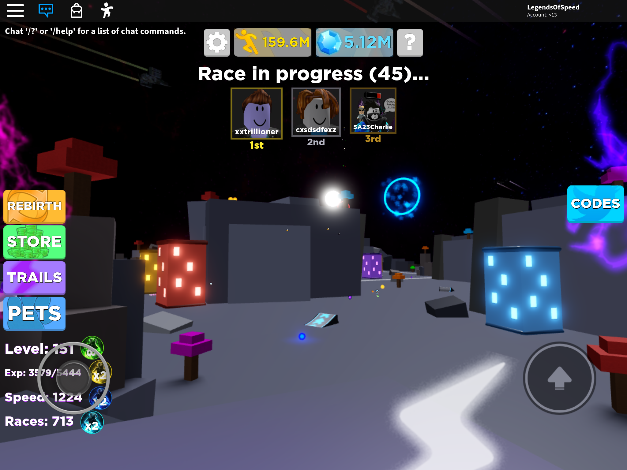 Outer Space Legends Of Speed Wiki Fandom - legends of speed codes roblox gae