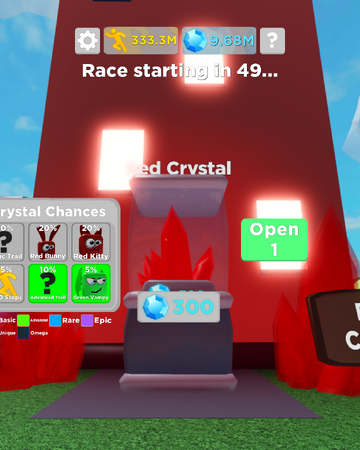 Red Crystal Legends Of Speed Wiki Fandom - codes for legends of speed roblox wiki