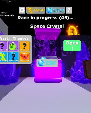 Space Crystal Legends Of Speed Wiki Fandom - legends of speed roblox wiki fandom