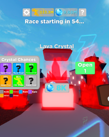 Lava Crystal Legends Of Speed Wiki Fandom - legends of speed roblox wiki fandom