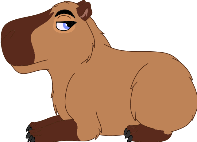 Capybara PNG - capybara-maps capybara-coloring-page capybara