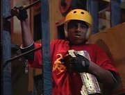 Ron fails to escape with the treasure in time.