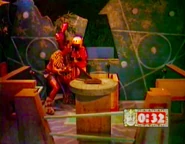 Katie from The Paintbrush of Leonardo da Vinci encounters the second Temple Guard, ending her run.