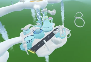 The flight school in southeastern Cloudopolis