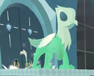 LoE CKL Griffon.png (70 KB) One of the gryphon statues in front of the Library