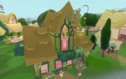 The flower shop on Ponydale Marketplace, opposite Sugarcane Corner, with NPC Maplesweet (OSE9)