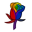 Rainbow Rose